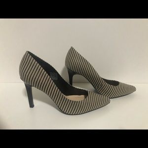 Nine West Stripped Heels - 8M